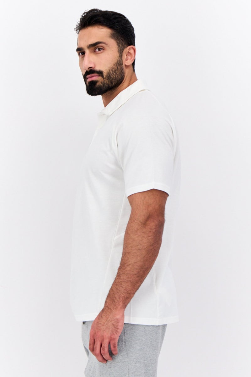 PUMA قمصان بولو كرة القدم للرجال بأكمام قصيرة، أبيض - Image 2